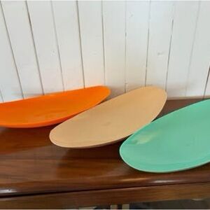 Set of 3 Vintage Space Magic Snack Dishes 1960s 1970s